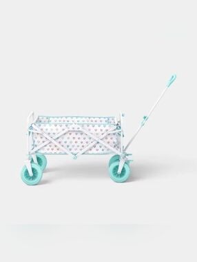 Disco Hearts Wave Collapsible Beach Wagon from the Roller Rabbit x Target